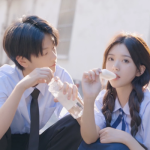 8张真人校园风清新情侣头像合集