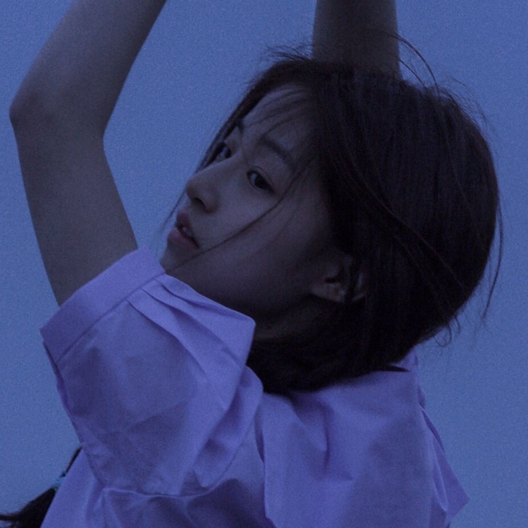 微信蓝色系一左一右情侣头像 10张合集来了