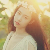 24张氛围感拉满！小清新女生戴花环QQ头像合集