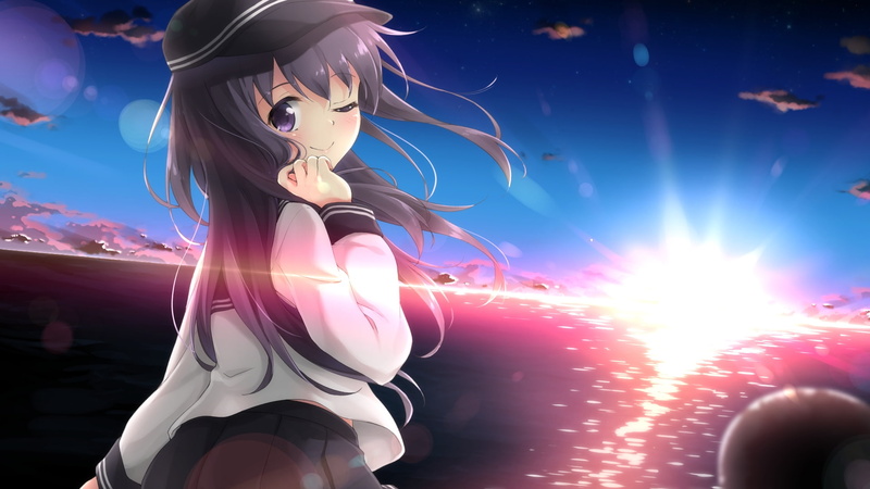 《舰队收藏舰娘绝美夕阳壁纸合集》
