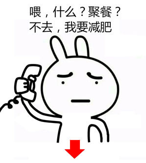 金馆长兔子喊你减肥啦！这套表情包太真实了