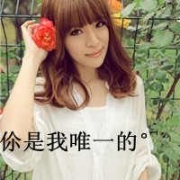 48张带字带花的清新女生QQ头像，初遇氛围感拉满