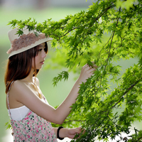 48张氛围感拉满的小清新森系女头，氛围感女生直接冲