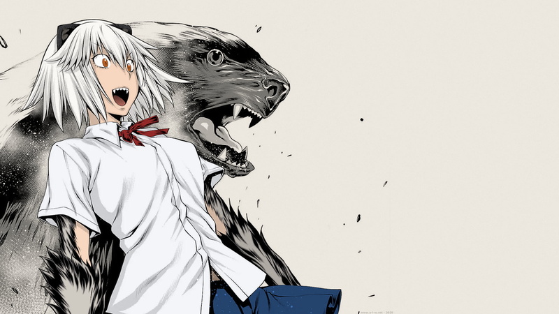 《兽娘激战！格斗动漫壁纸合集 短发白发美少女獸化超飒》