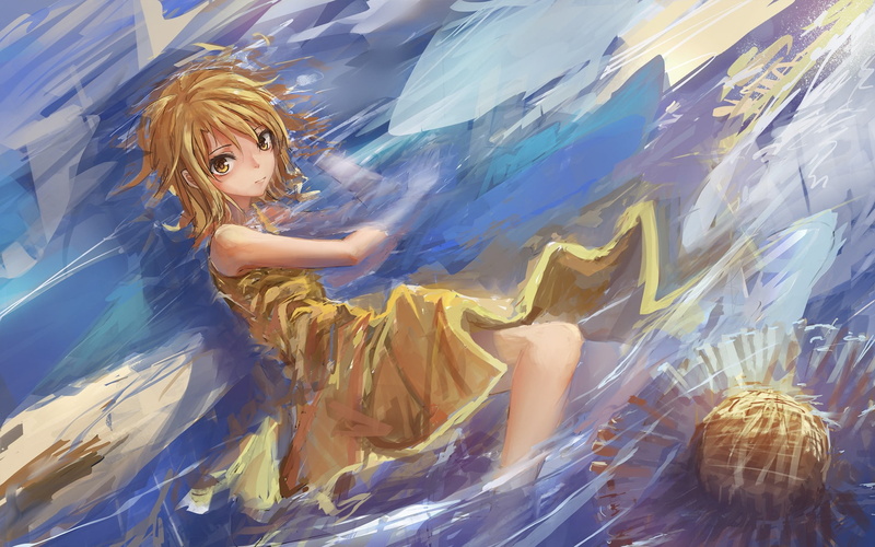 绝美金发动漫少女壁纸合集 1080P高清无水印