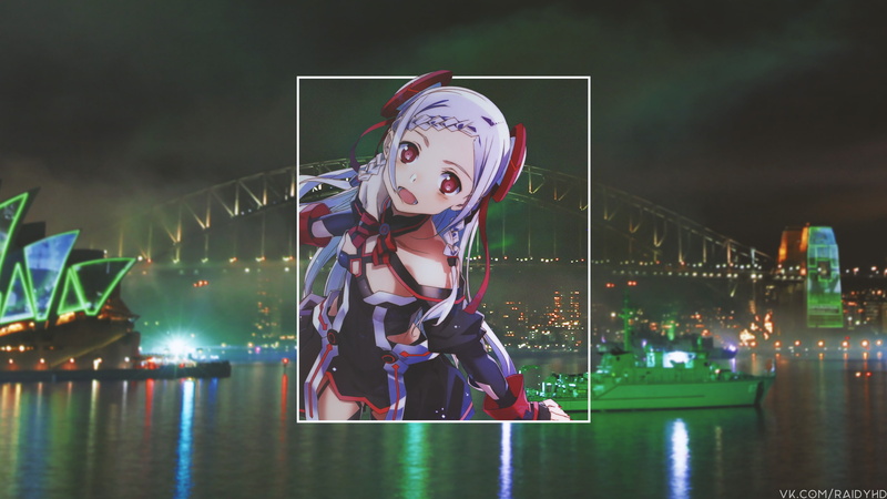 这组壁纸太绝了！4K画质的二次元少女画中画壁纸直接封神