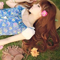 女生戴花的清新唯美头像合集来啦，共60张