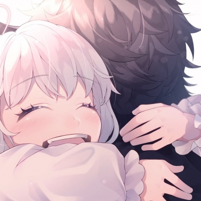 8组超甜动漫情侣头像 亲亲恩爱情头高清合集