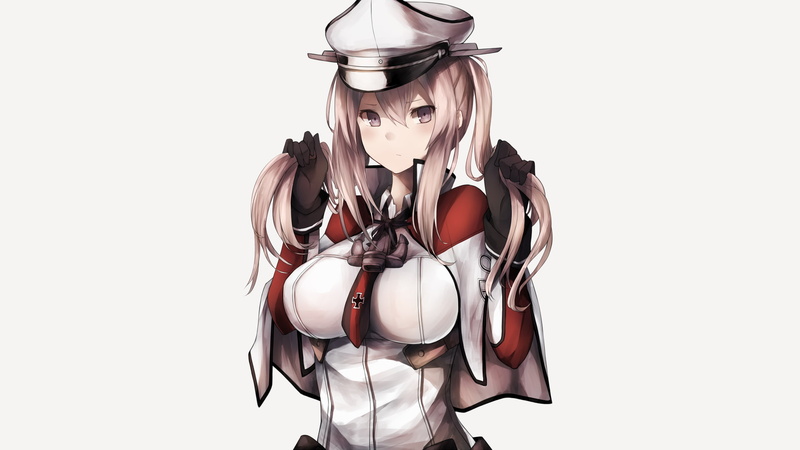 银发制服舰娘壁纸合集