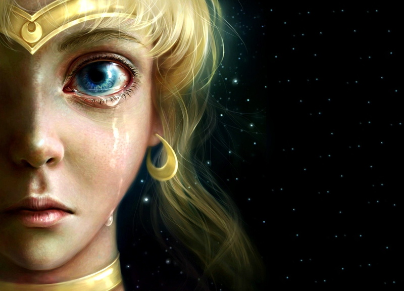 美到窒息的1080P水手月亮高清壁纸！这组少女漫风壁纸太绝了