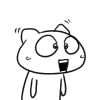 软萌黑白卡通猫表情包合集