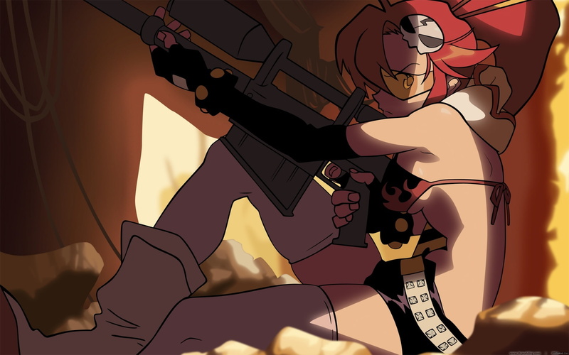 红发动漫女性角色高清壁纸合集