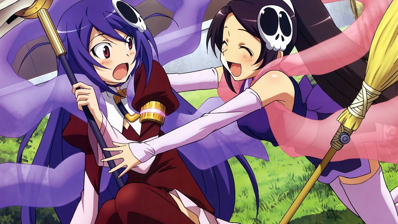 动漫女孩节日常态壁纸！扫帚、阳光和情绪感拉满