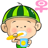 淘气瓜皮仔来打招呼啦！这组表情包太有意思了
