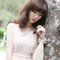 女生带花唯美头像合集，48张好看的女生头像分享