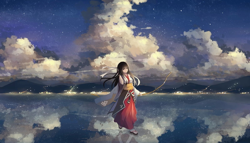 绝美二次元少女海边日常壁纸合集