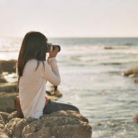 48张氛围感海边女生QQ头像合集 意境感拉满