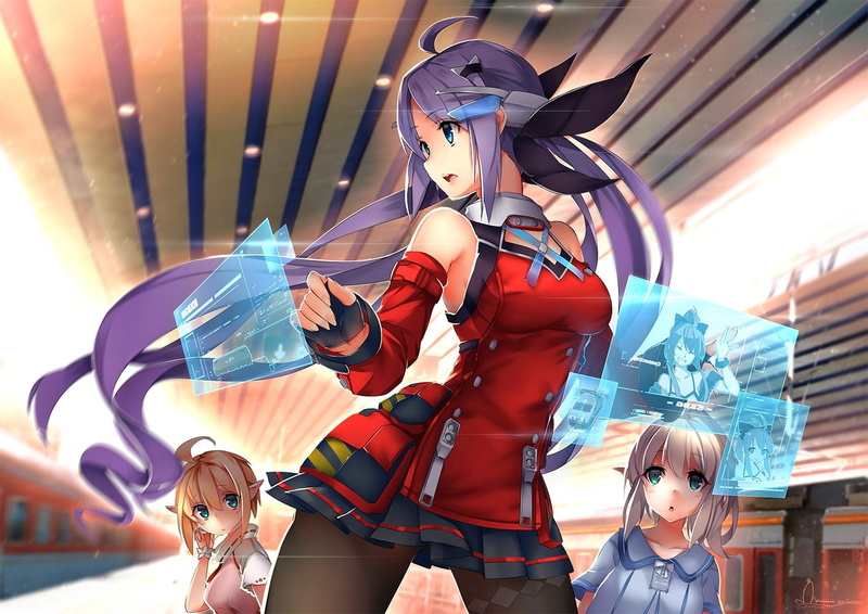 超绝二次元少女壁纸合集 1414×1000分辨率高清原图