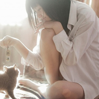 48张氛围感拉满的微信女生侧脸头像，每一张都超有意境感