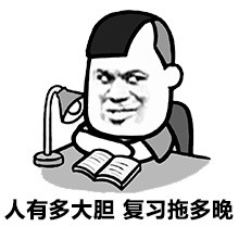 学生党救命！金馆长版复习梗表情包来了