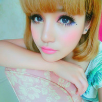 48张卷发时尚女生QQ头像 真实好看的美女头像合集