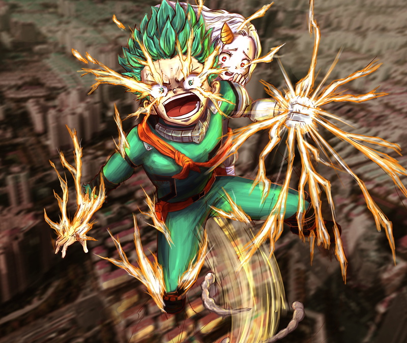 我的英雄学院 绿谷出久 动漫壁纸 高清1080P 坏理 壁纸合集