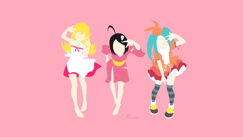 化物语系列壁纸合集！1080P高清无水印壁纸任你挑