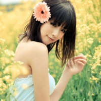 女生带花唯美头像合集，48张好看的女生头像分享