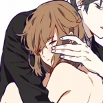 两款超甜拥你入怀动漫情侣头像