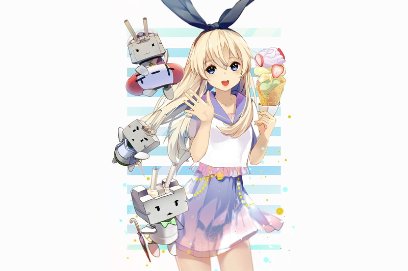 舰队收藏岛风高清壁纸