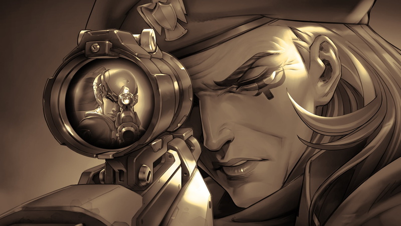 美到犯规！守望先锋安娜狙击枪壁纸合集