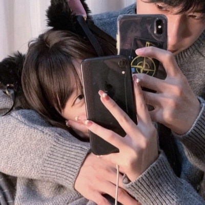 12组真人甜蜜情侣头像 一男一女两张一套