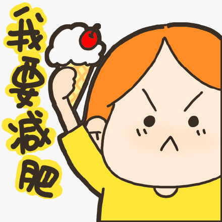 减肥口号表情包合集来了，天天喊起来