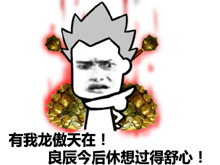 龙傲天叶良辰赵日天张干地表情包合集