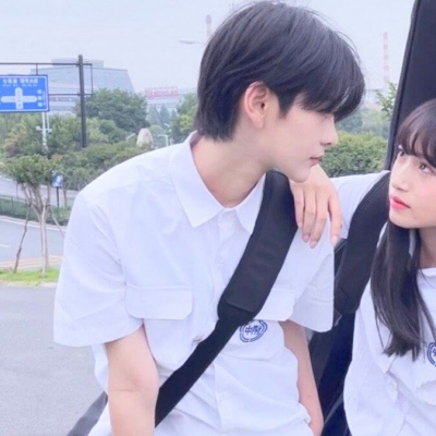 超甜JK风一左一右情侣头像 12张合集