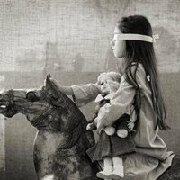 37张清新蒙眼女生唯美头像 氛围感拉满