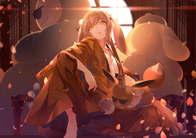 动漫金发少女卡比兽壁纸合集