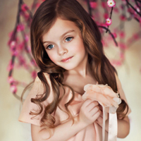 48张可爱欧美小女孩头像合集 女生头像专属素材