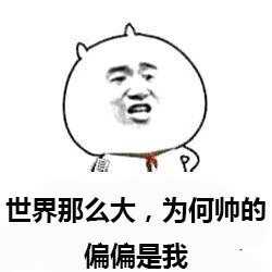 火出圈的“世界那么大，为什么偏偏帅的是我”表情包到底啥来头？