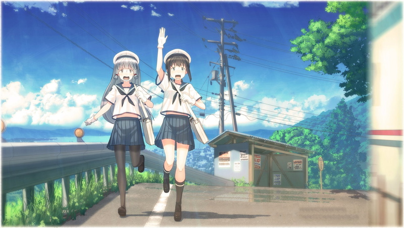 舰队收藏高清壁纸 舰娘吹雪村雨