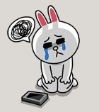 这套兔子表情包，把“心痛”演活了