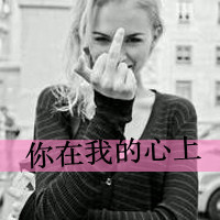 女生霸道超拽带字头像 姐很高调（48张）