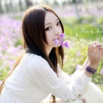 女生带花唯美头像合集，48张好看的女生头像分享