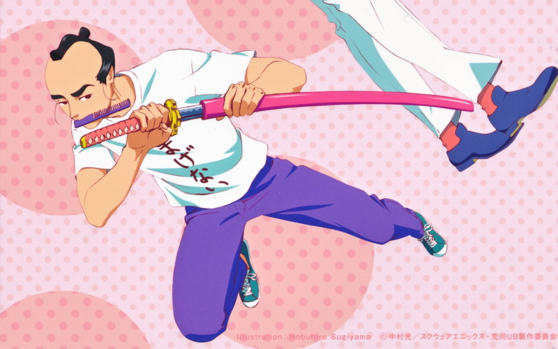 《荒川爆笑团》最后武士主题壁纸 高清2K动漫壁纸