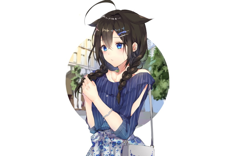 舰娘时雨的1080P高清壁纸来啦