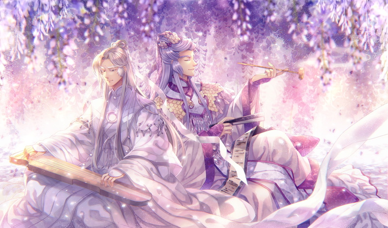 少女与花的治愈日常壁纸