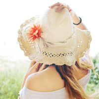 女生带花唯美头像合集，48张好看的女生头像分享