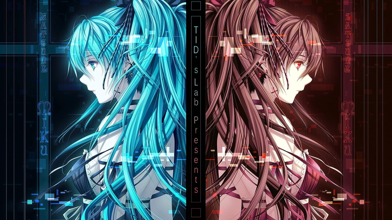 初音未来变种版霓虹氛围感壁纸合集