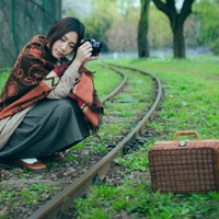 48张氛围感拉满的小清新森系女头，氛围感女生直接冲