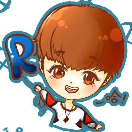 王俊凯手持字母气球的漫画表情包来啦